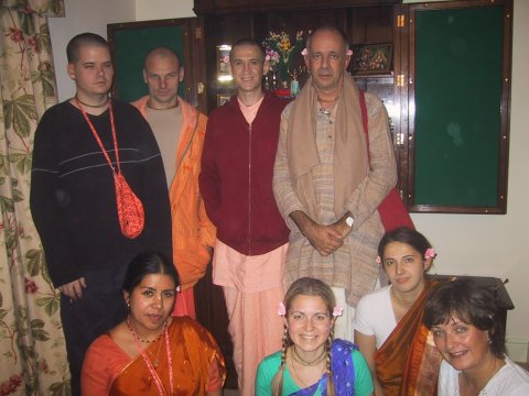 Daniel, Nimi, Kavicandra, Gauranga Sundara, Sitarama, Syamasakhi, Natasha, Lindsay